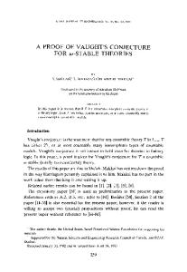 A proof of vaught’s conjecture forω-stable theories