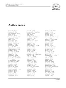 Author index