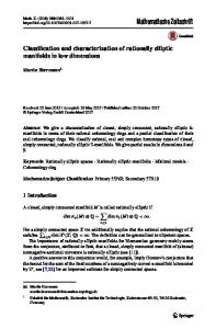 Classification and characterization of rationally elliptic manifolds in low dimensions