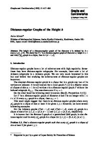 Distance-regular Graphs of the Height h