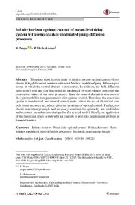 Infinite horizon optimal control of mean-field delay system with semi-Markov modulated jump-diffusion processes