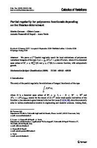 Partial regularity for polyconvex functionals depending on the Hessian determinant