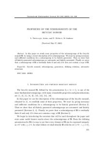 Properties of the subsemigroups of the bicyclic monoid