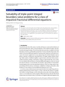 Solvability of triple-point integral boundary value problems for a class of impulsive fractional differential equations